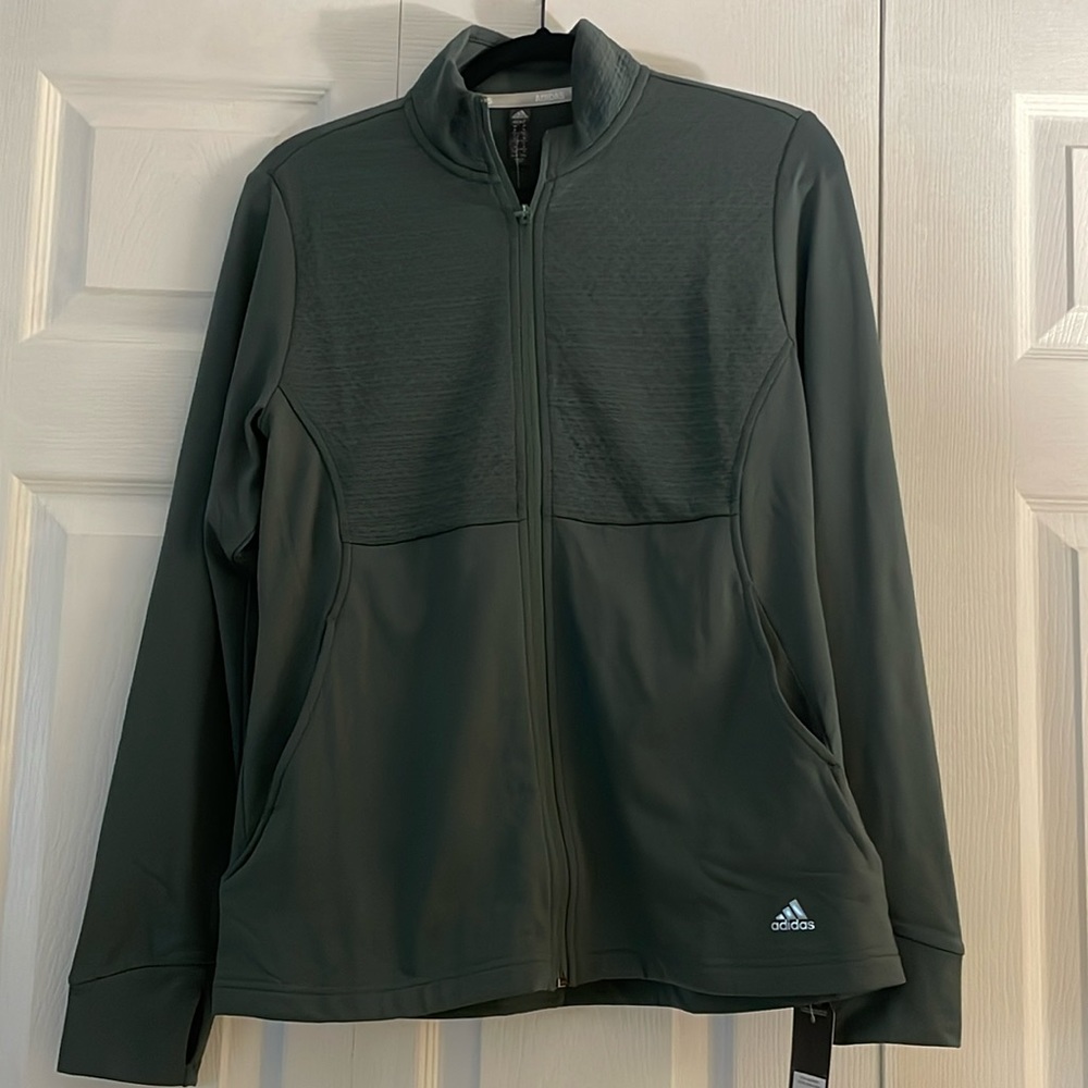 NWT adidas womens golf full zip